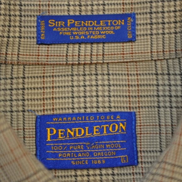 Pendleton Shirts Sir Pendleton Wool Shirt L Poshmark